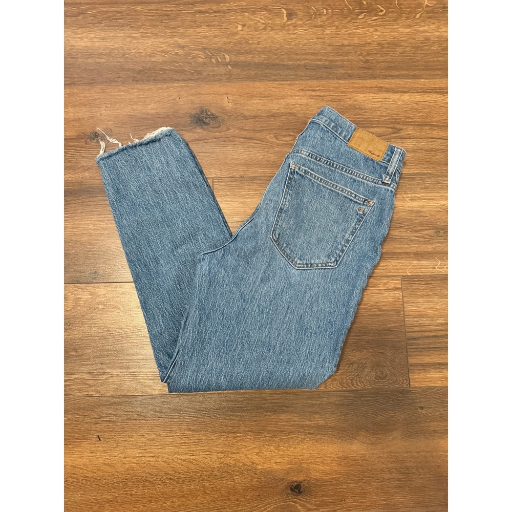 Madewell The Perfect Vintage Jean Medium Wash Raw Hem Size 29 - Picture 3 of 9